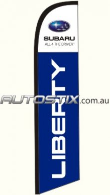 LIBERTY swooper flags ONLY AVAIL TO SUBARU DEALERS 