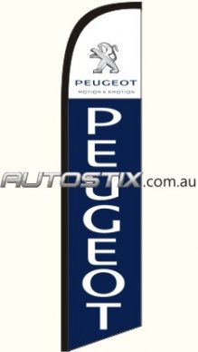 peugeot 3 swooper flag ONLY AVAIL TO  DEALERS