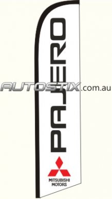 Pajero Swooper Flags ONLY AVAIL TO MITSUBISHI DEALERS